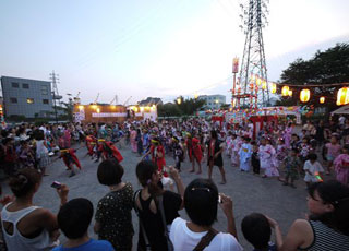 中村町内会 みこし祭り&盆踊り大会 2013