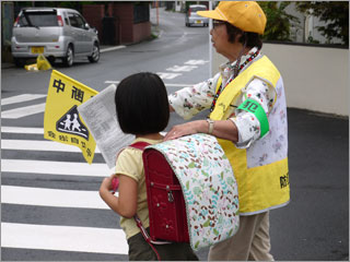 「見送り隊（小山小学校）」